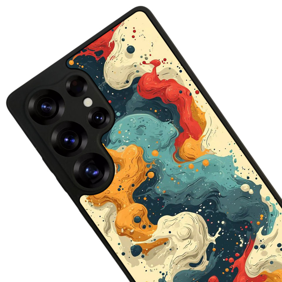 Samsung Galaxy S25 Ultra Uyumlu Abstract Tasarımlı Glossy Premium Kılıf