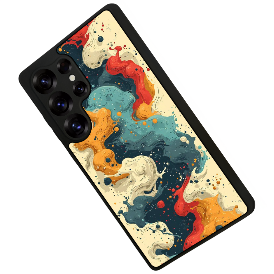 Samsung Galaxy S25 Ultra Uyumlu Abstract Tasarımlı Glossy Premium Kılıf