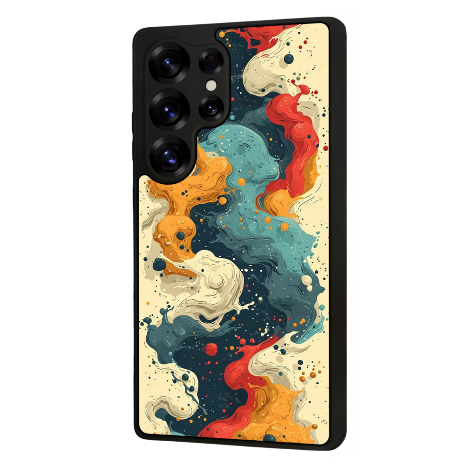 Samsung Galaxy S25 Ultra Uyumlu Abstract Tasarımlı Glossy Premium Kılıf