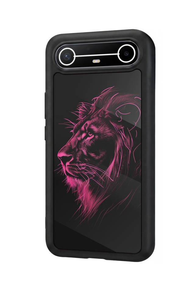 Tecno Spark Slim 5G Uyumlu Aslan Tasarımlı Glossy Premium Kılıf