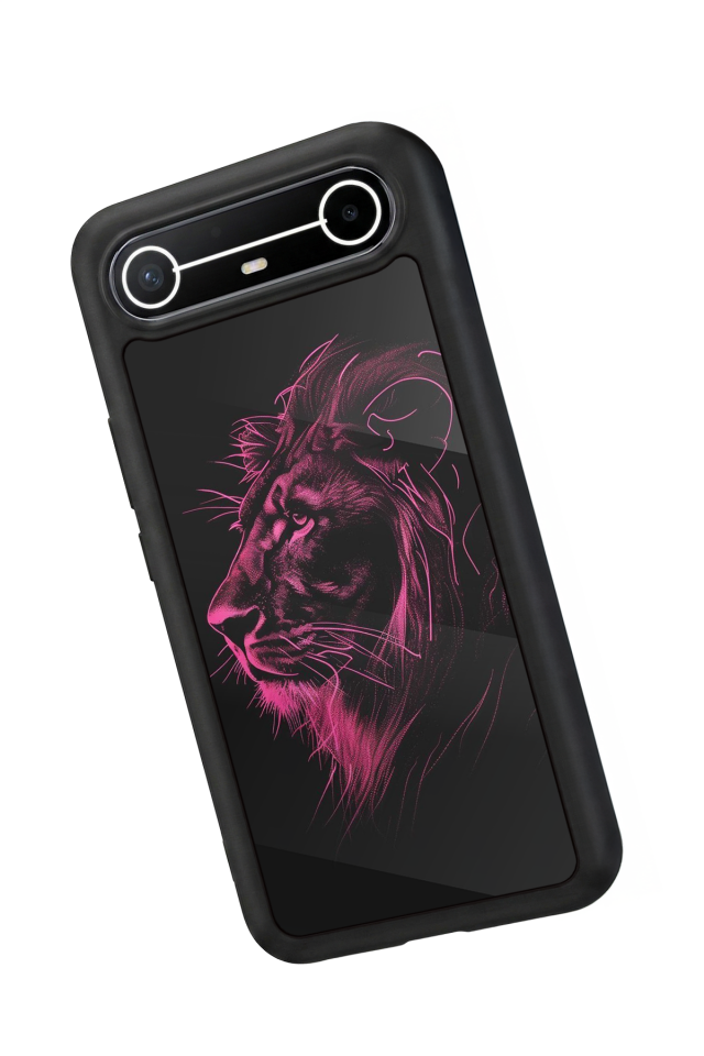 Tecno Spark Slim 5G Uyumlu Aslan Tasarımlı Glossy Premium Kılıf