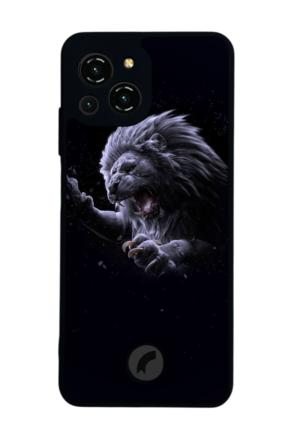 Reeder S23 Pro Max Uyumlu Aslan Tasarımlı Glossy Premium Kılıf