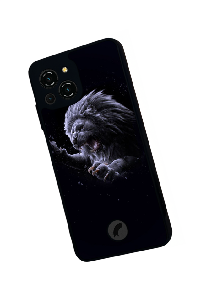Reeder S23 Pro Max Uyumlu Aslan Tasarımlı Glossy Premium Kılıf