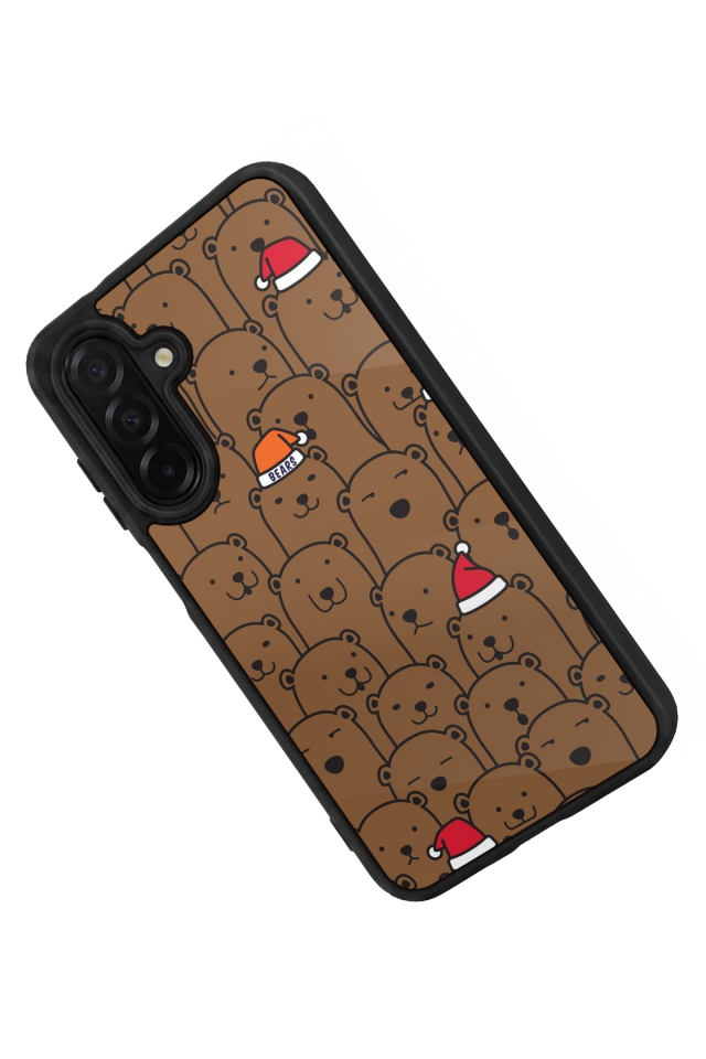 Samsung Galaxy A56 Uyumlu Ayı Tasarımlı Glossy Premium Kılıf