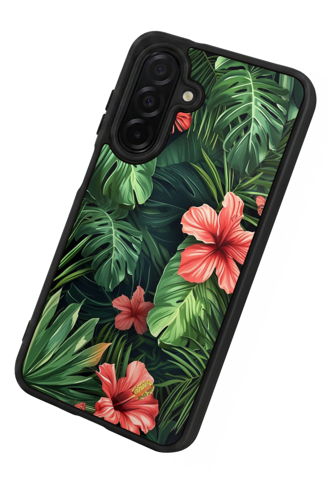 Samsung Galaxy A36 Uyumlu Botanik Tasarımlı Glossy Premium Kılıf