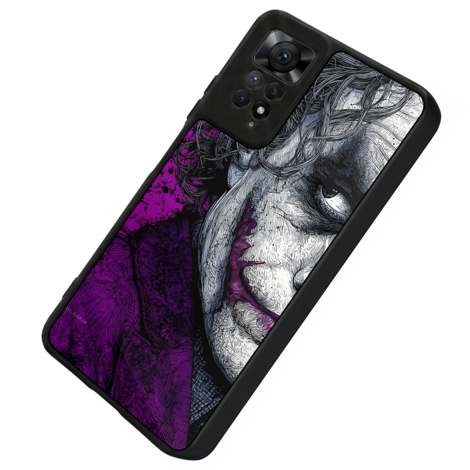 Xiaomi Redmi Note 12 Pro Uyumlu Joker Tasarımlı Glossy Premium Kılıf
