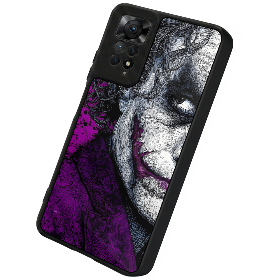 Xiaomi Redmi Note 12 Pro Uyumlu Joker Tasarımlı Glossy Premium Kılıf