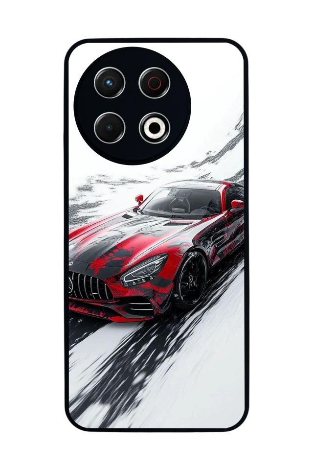 Tecno Spark 30 Pro Uyumlu Mercedes Tasarımlı Glossy Premium Kılıf
