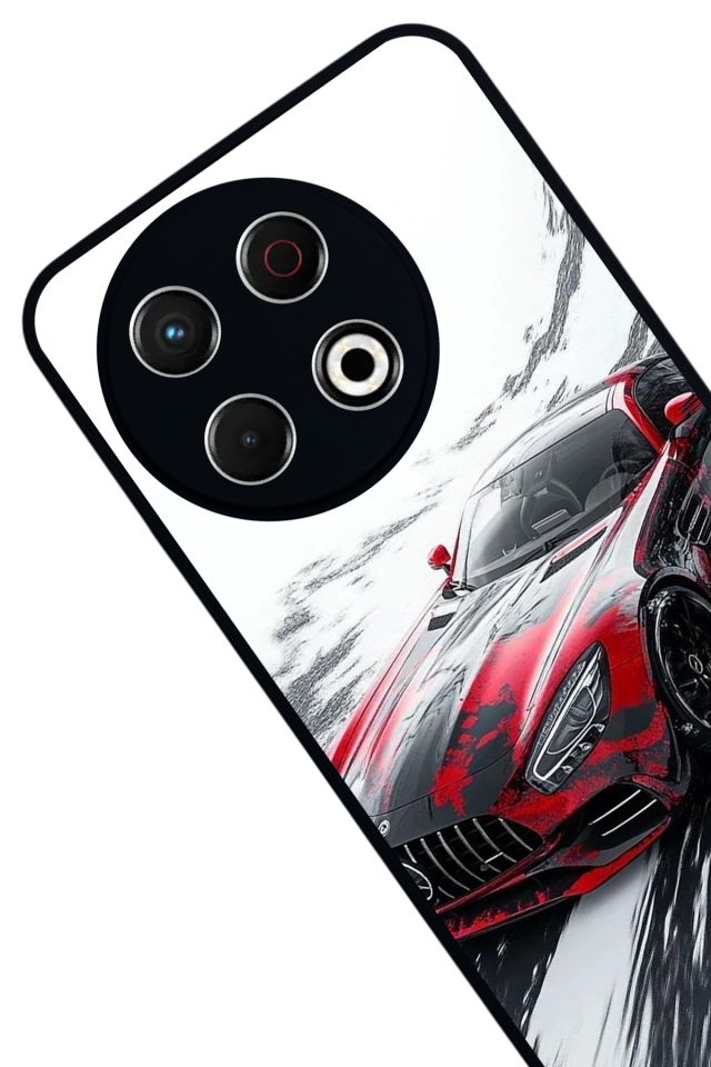 Tecno Spark 30 Pro Uyumlu Mercedes Tasarımlı Glossy Premium Kılıf