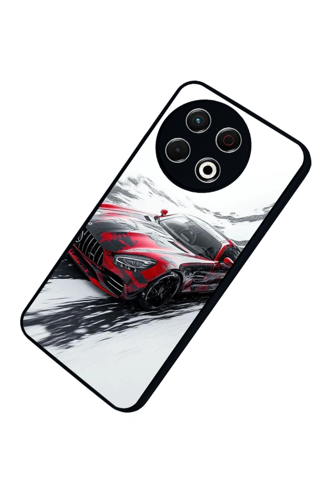 Tecno Spark 30 Pro Uyumlu Mercedes Tasarımlı Glossy Premium Kılıf