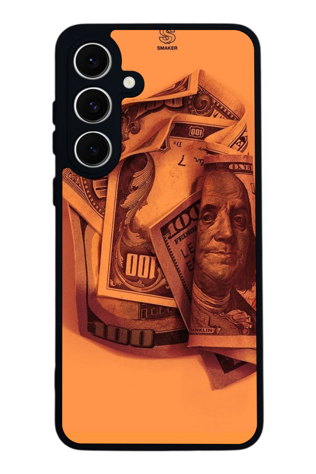 Samsung Galaxy S24 FE Uyumlu Money Para Tasarımlı Glossy Premium Kılıf