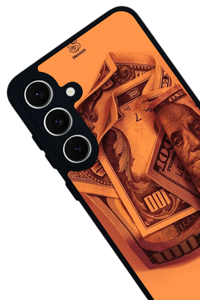 Samsung Galaxy S24 FE Uyumlu Money Para Tasarımlı Glossy Premium Kılıf