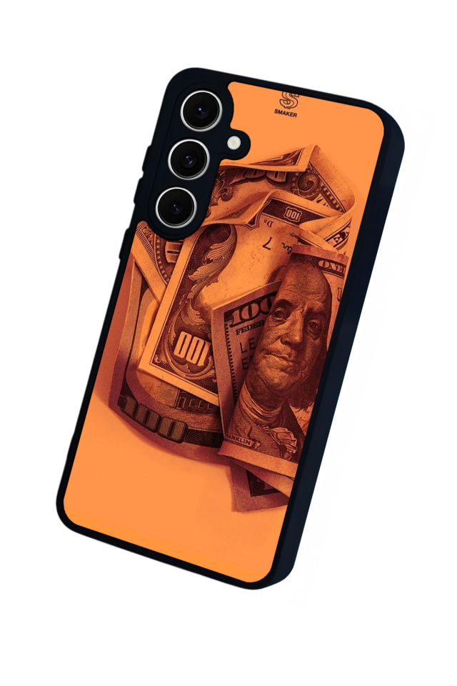 Samsung Galaxy S24 FE Uyumlu Money Para Tasarımlı Glossy Premium Kılıf