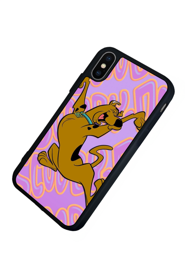 iPhone X/ XS Uyumlu Scooby Doo Tasarımlı Glossy Premium Kılıf
