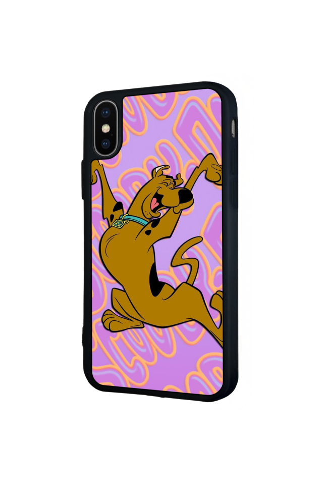iPhone X/ XS Uyumlu Scooby Doo Tasarımlı Glossy Premium Kılıf