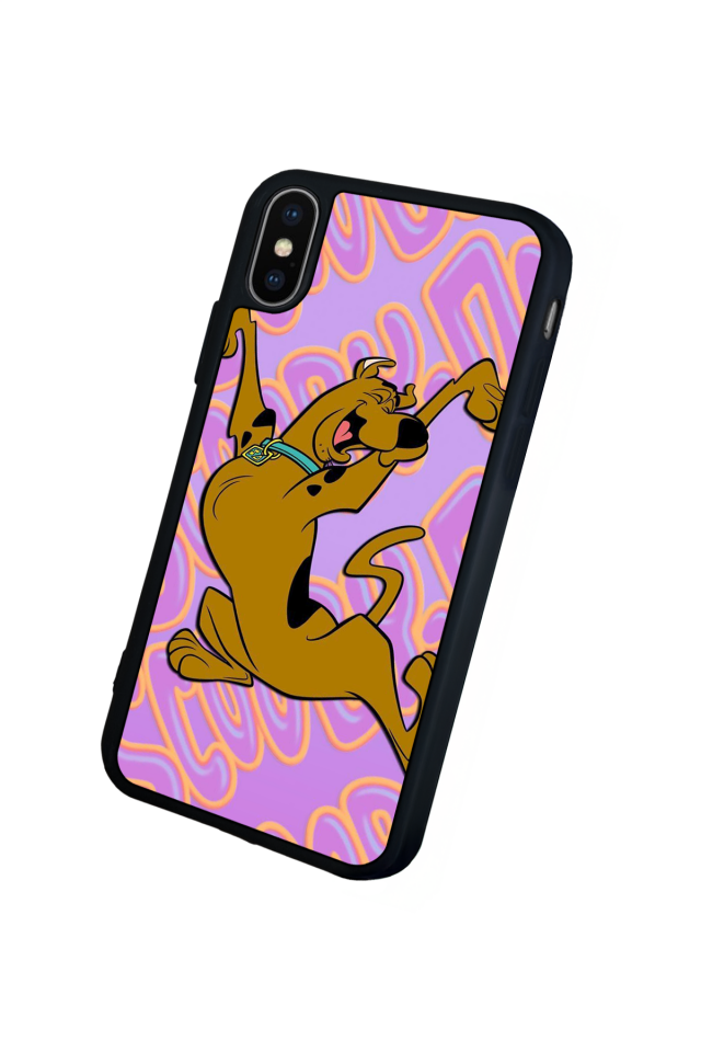 iPhone X/ XS Uyumlu Scooby Doo Tasarımlı Glossy Premium Kılıf