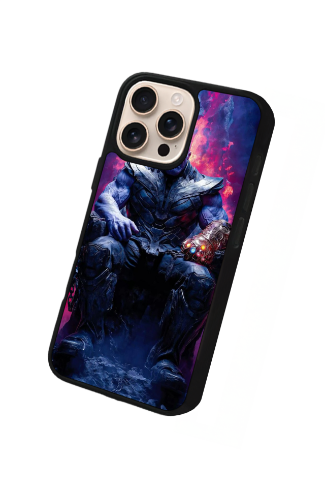 iPhone 15 Pro Uyumlu Thanos Tasarımlı Glossy Premium Kılıf