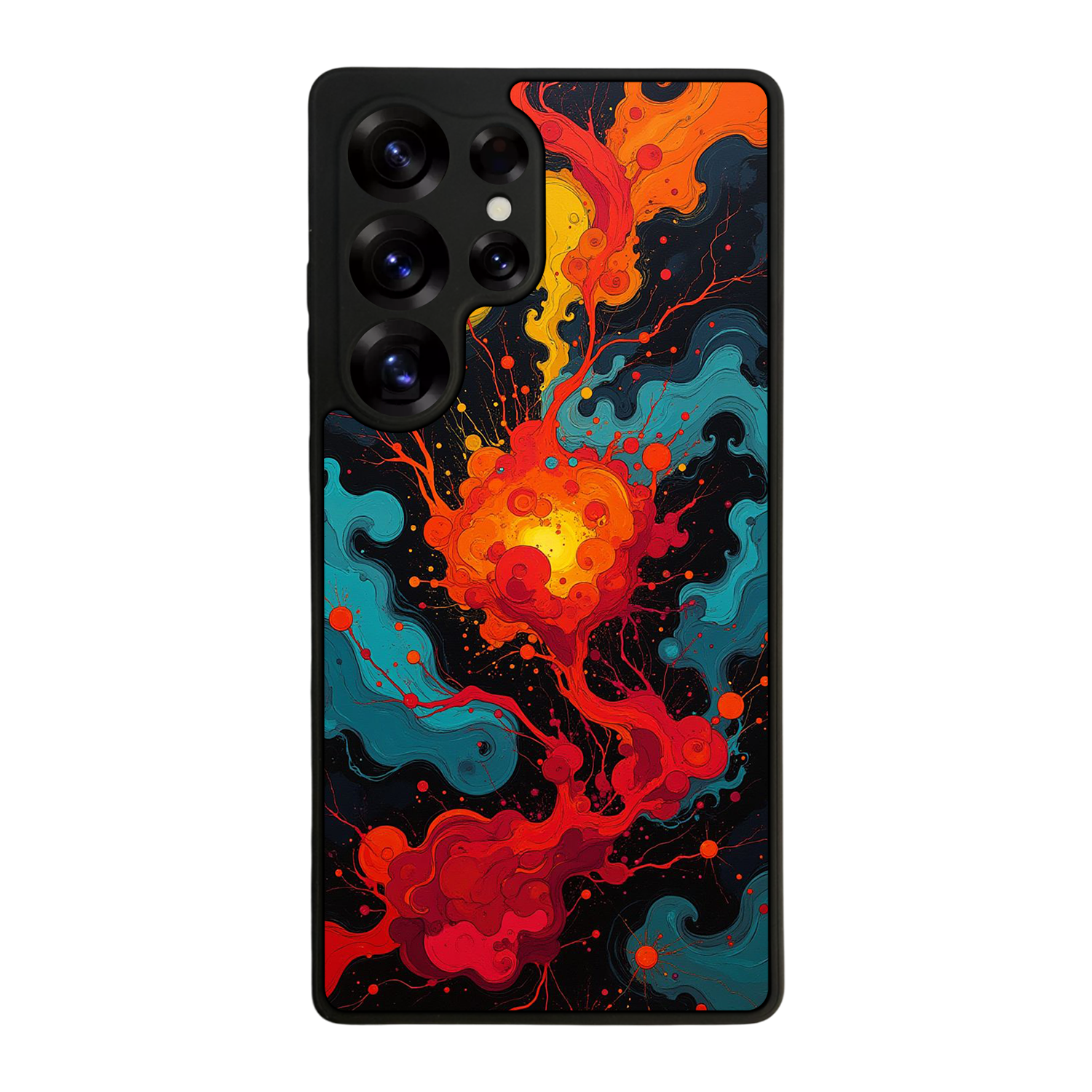 Samsung Galaxy S25 Ultra Uyumlu Abstract Tasarımlı Glossy Premium Kılıf