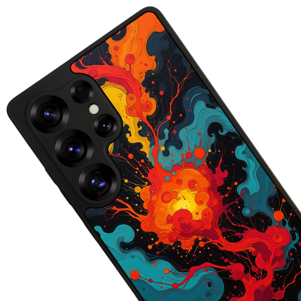 Samsung Galaxy S25 Ultra Uyumlu Abstract Tasarımlı Glossy Premium Kılıf