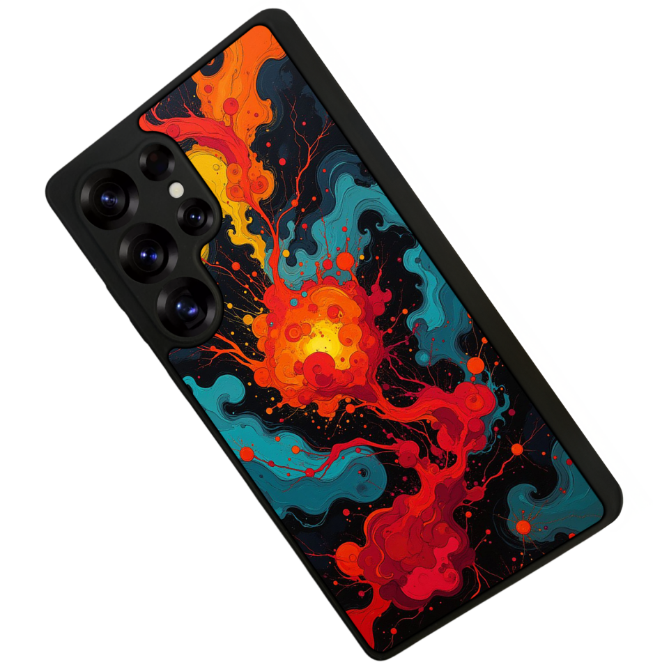 Samsung Galaxy S25 Ultra Uyumlu Abstract Tasarımlı Glossy Premium Kılıf