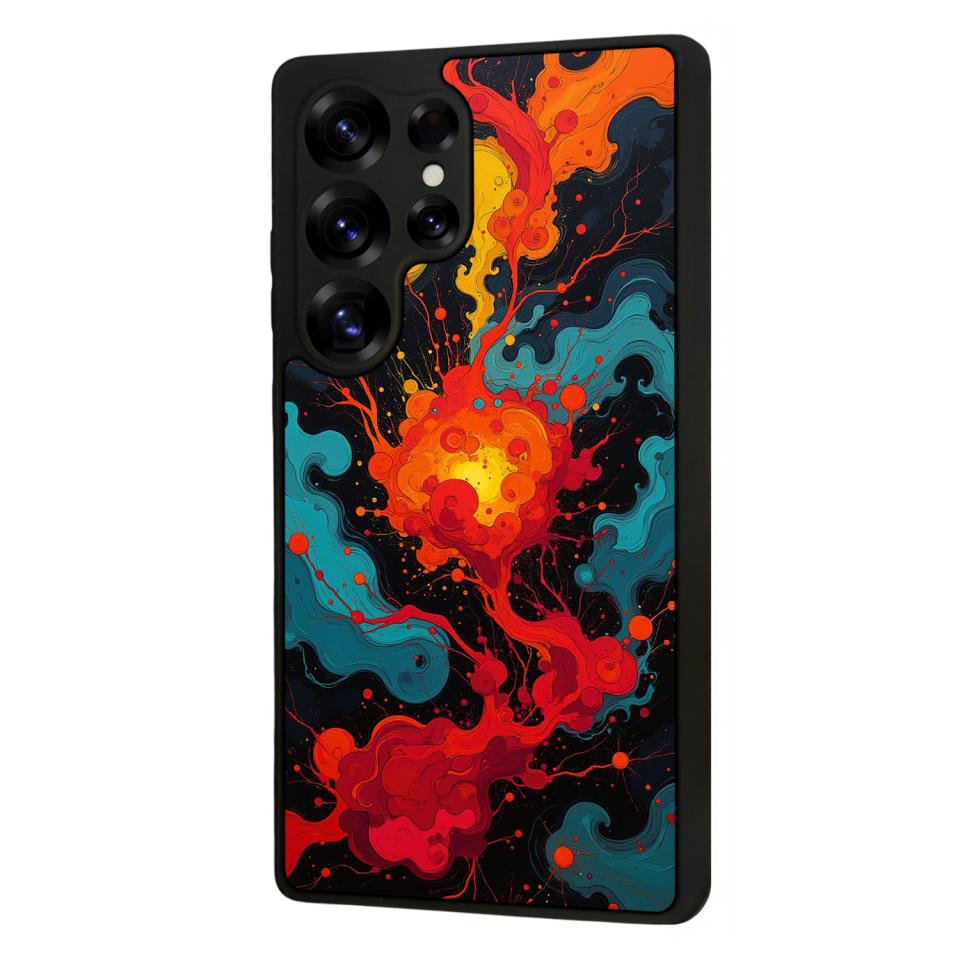 Samsung Galaxy S25 Ultra Uyumlu Abstract Tasarımlı Glossy Premium Kılıf