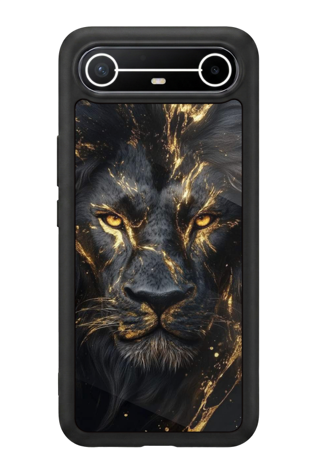 Tecno Spark Slim 5G Uyumlu Aslan Tasarımlı Glossy Premium Kılıf