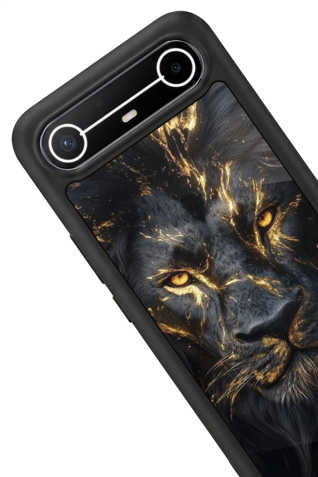 Tecno Spark Slim 5G Uyumlu Aslan Tasarımlı Glossy Premium Kılıf