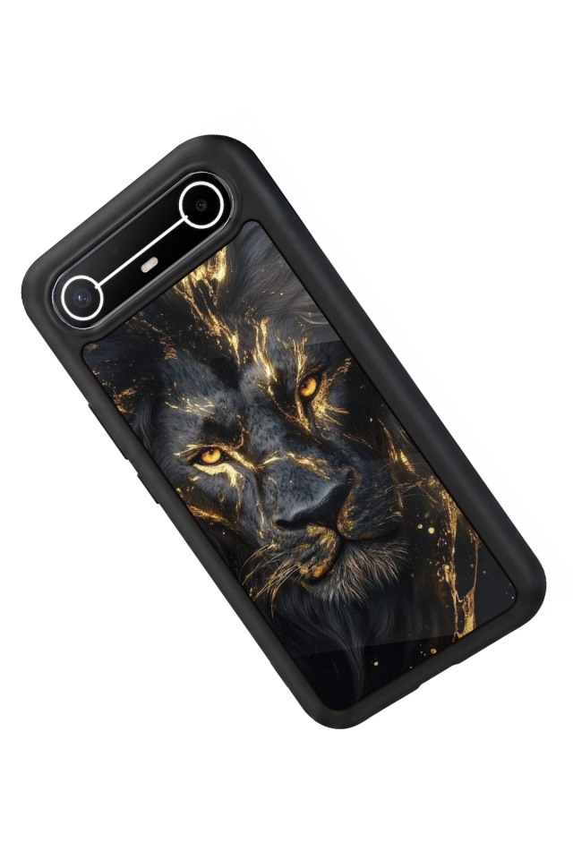 Tecno Spark Slim 5G Uyumlu Aslan Tasarımlı Glossy Premium Kılıf