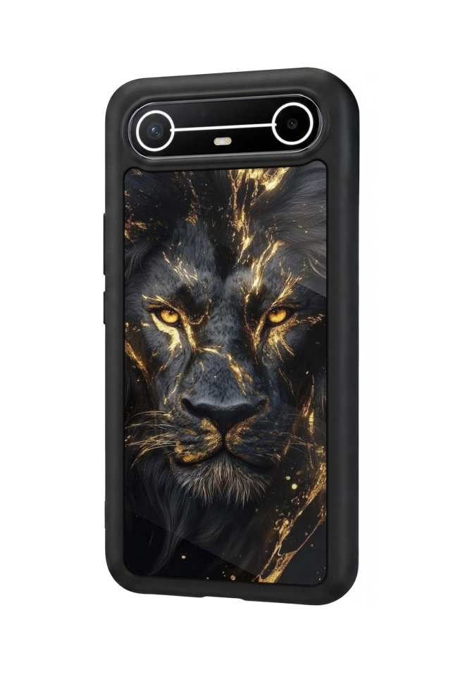 Tecno Spark Slim 5G Uyumlu Aslan Tasarımlı Glossy Premium Kılıf