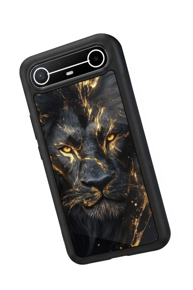Tecno Spark Slim 5G Uyumlu Aslan Tasarımlı Glossy Premium Kılıf