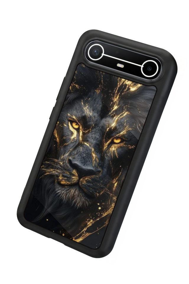 Tecno Spark Slim 5G Uyumlu Aslan Tasarımlı Glossy Premium Kılıf