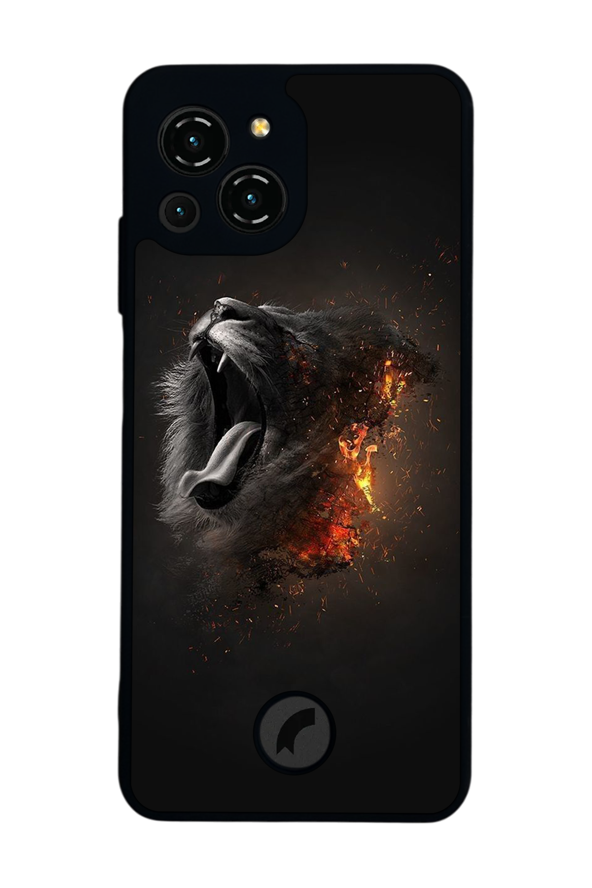 Reeder S23 Pro Max Uyumlu Aslan Tasarımlı Glossy Premium Kılıf