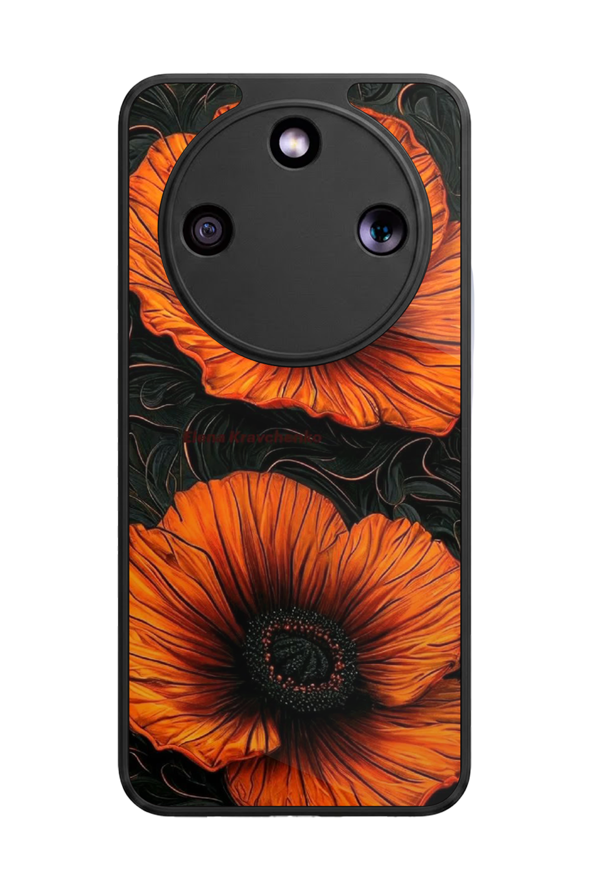 Honor Magic 8 Lite Uyumlu Botanik Tasarımlı Glossy Premium Kılıf