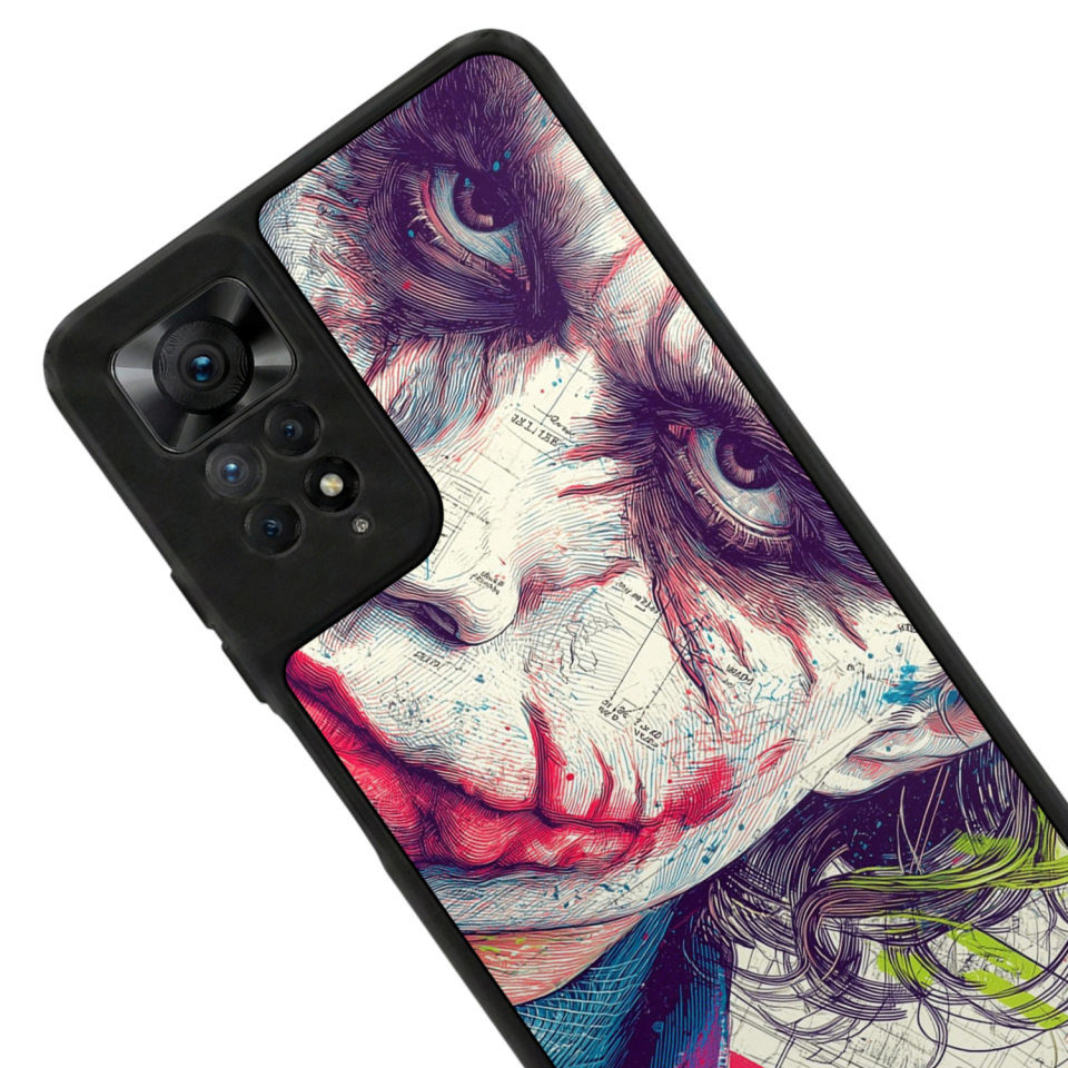 Xiaomi Redmi Note 12 Pro Uyumlu Joker Tasarımlı Glossy Premium Kılıf