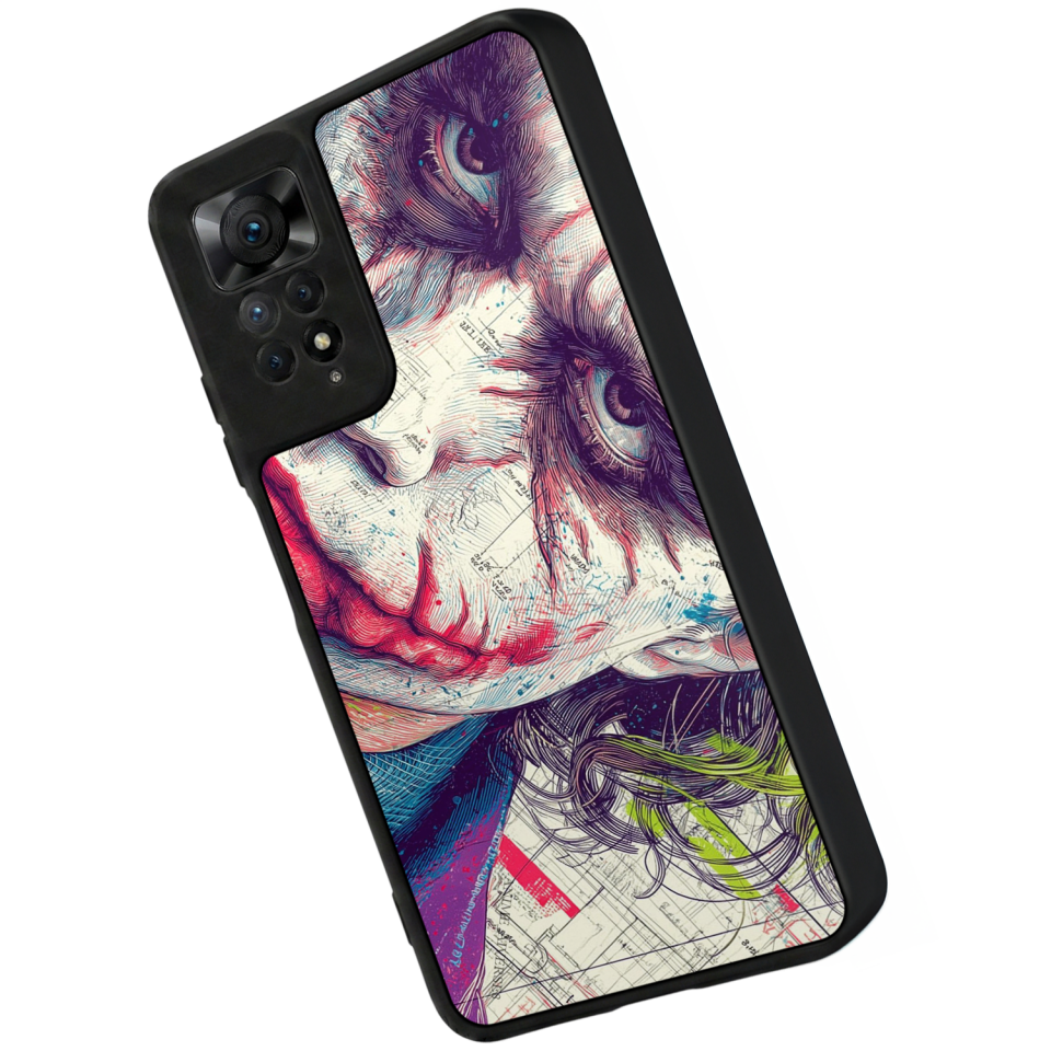Xiaomi Redmi Note 12 Pro Uyumlu Joker Tasarımlı Glossy Premium Kılıf