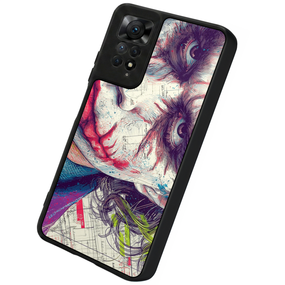 Xiaomi Redmi Note 12 Pro Uyumlu Joker Tasarımlı Glossy Premium Kılıf