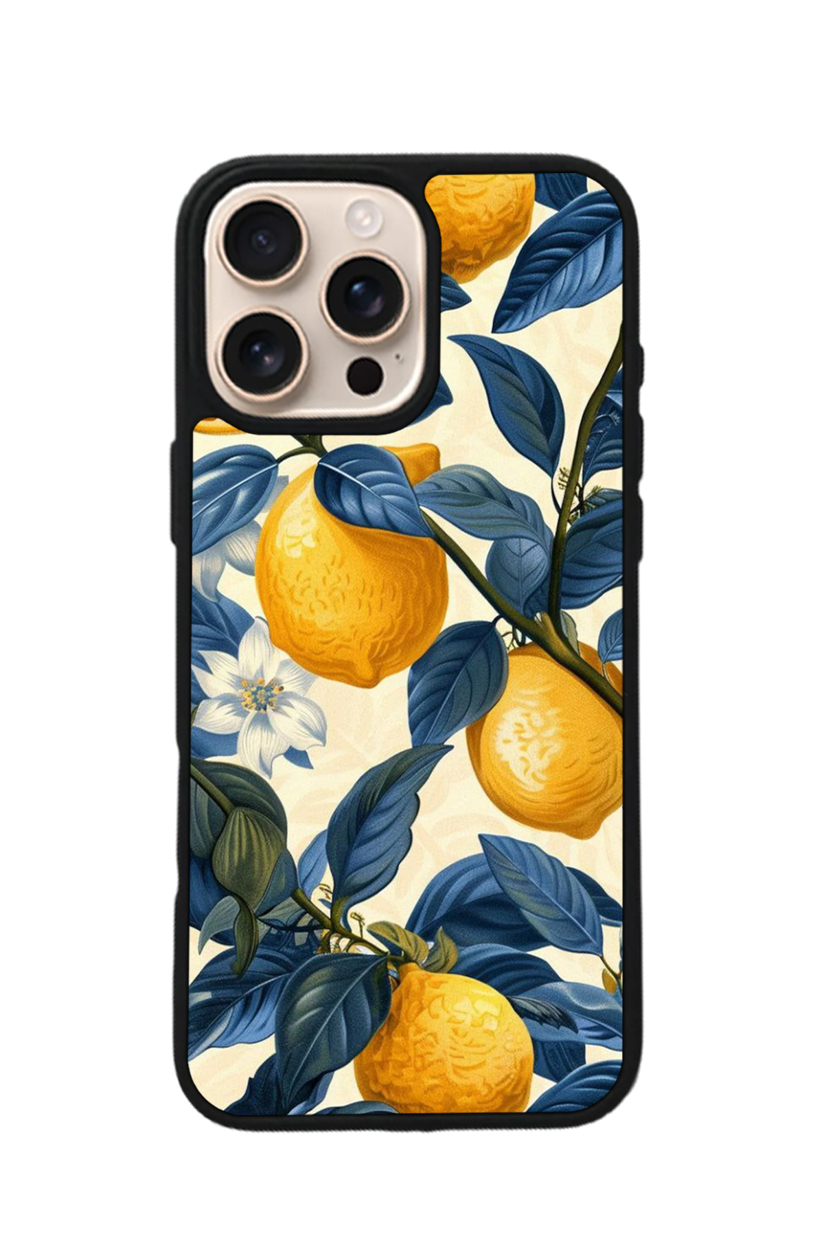 iPhone 15 Pro Max Uyumlu Limon Tasarımlı Glossy Premium Kılıf