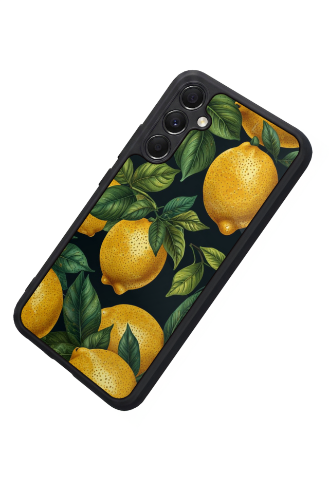 Samsung Galaxy A34 Uyumlu Limon Tasarımlı Glossy Premium Kılıf