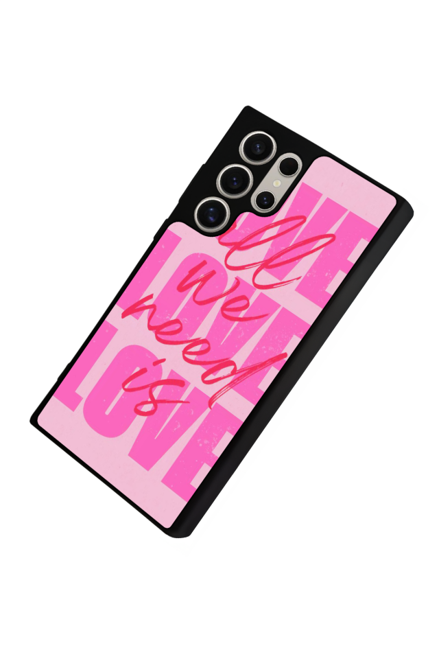 Samsung Galaxy S24 Ultra Uyumlu Love Tasarımlı Glossy Premium Kılıf