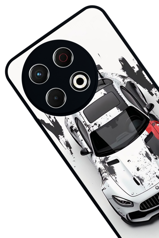 Tecno Spark 30 Pro Uyumlu Mercedes Tasarımlı Glossy Premium Kılıf