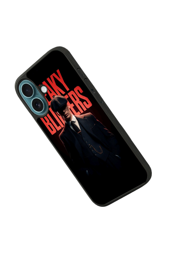 iPhone 16 Plus Uyumlu Peaky Blinders Tasarımlı Glossy Premium Kılıf