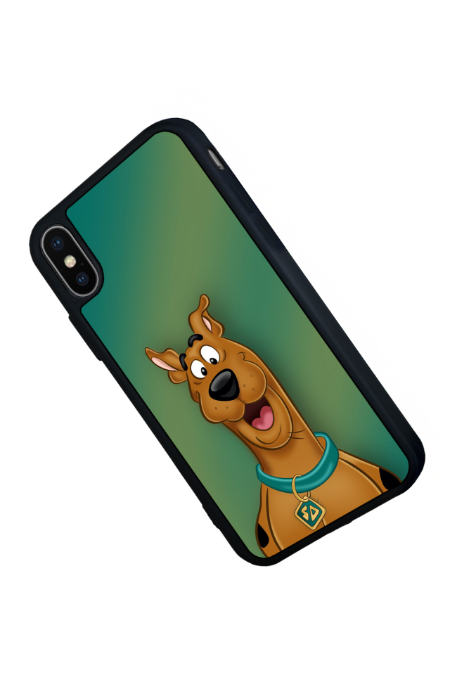 iPhone X/ XS Uyumlu Scooby Doo Tasarımlı Glossy Premium Kılıf