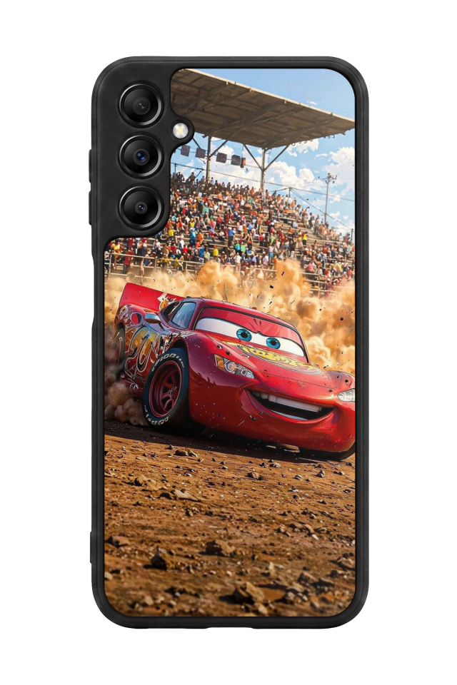 Samsung Galaxy A14 Uyumlu Şimsek McQueen Tasarımlı Glossy Premium Kılıf