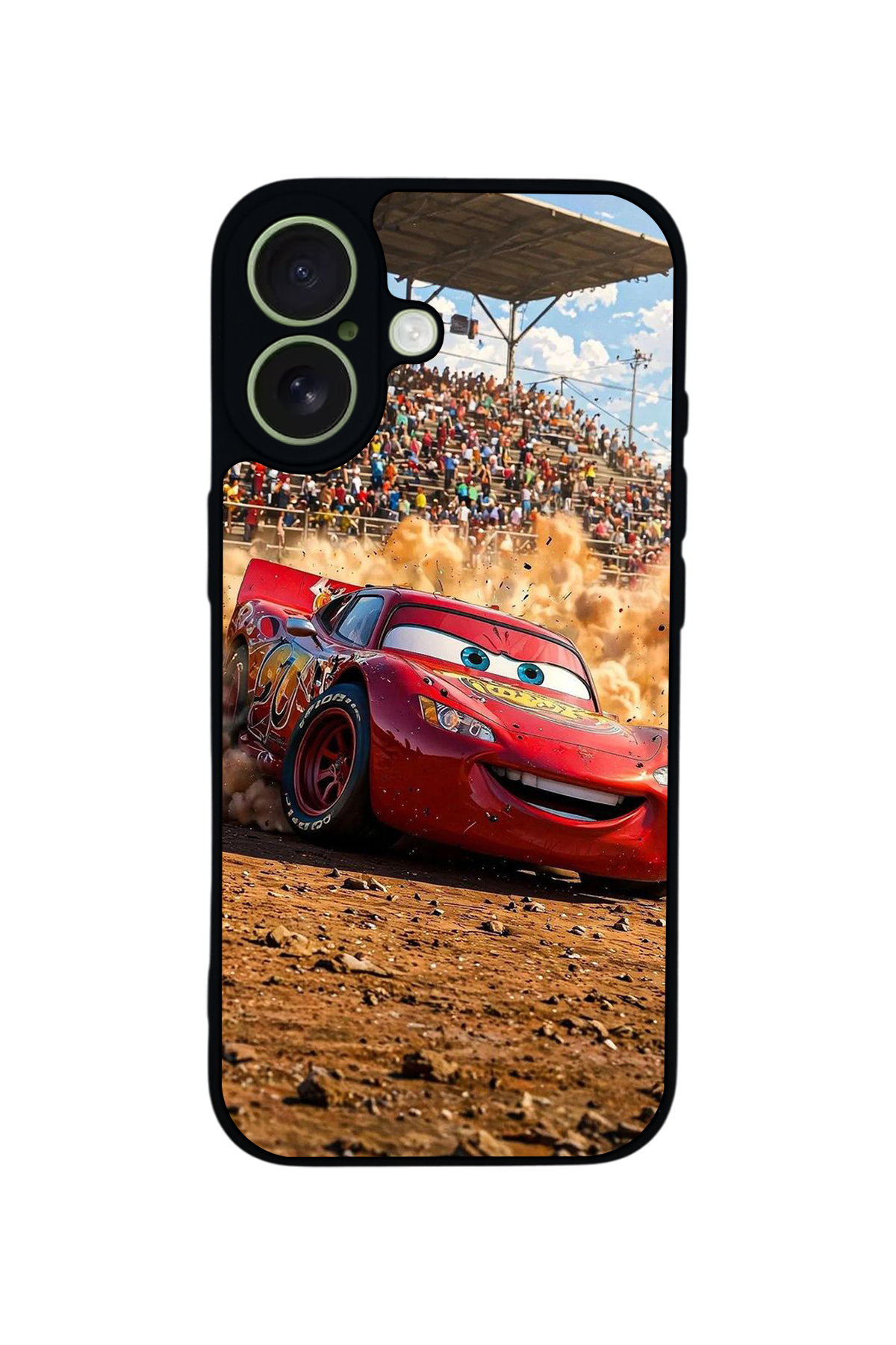 iPhone 17 Uyumlu Şimsek McQueen Tasarımlı Glossy Premium Kılıf