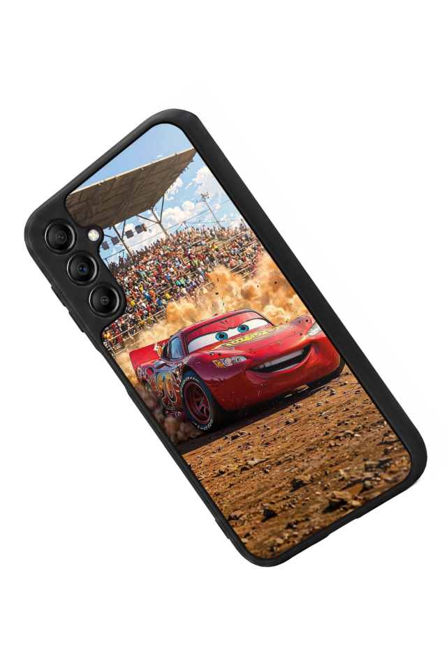 Samsung Galaxy A14 Uyumlu Şimsek McQueen Tasarımlı Glossy Premium Kılıf