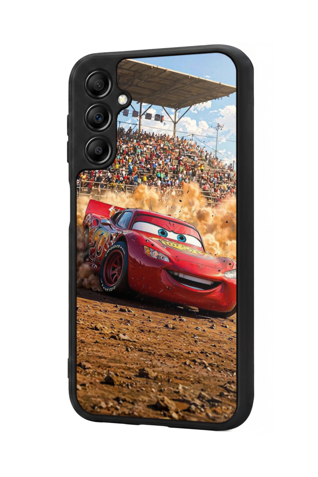 Samsung Galaxy A14 Uyumlu Şimsek McQueen Tasarımlı Glossy Premium Kılıf