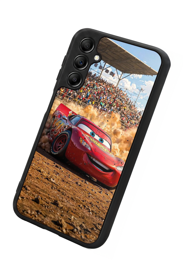 Samsung Galaxy A14 Uyumlu Şimsek McQueen Tasarımlı Glossy Premium Kılıf