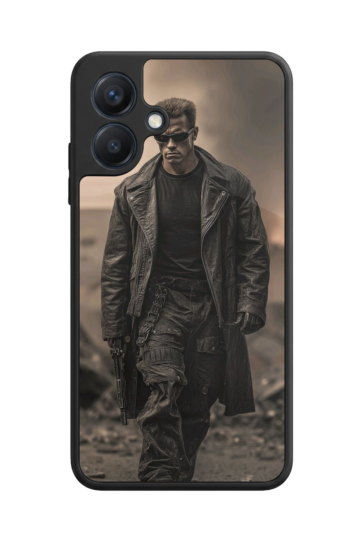 Samsung Galaxy A07 Uyumlu Terminator Tasarımlı Glossy Premium Kılıf