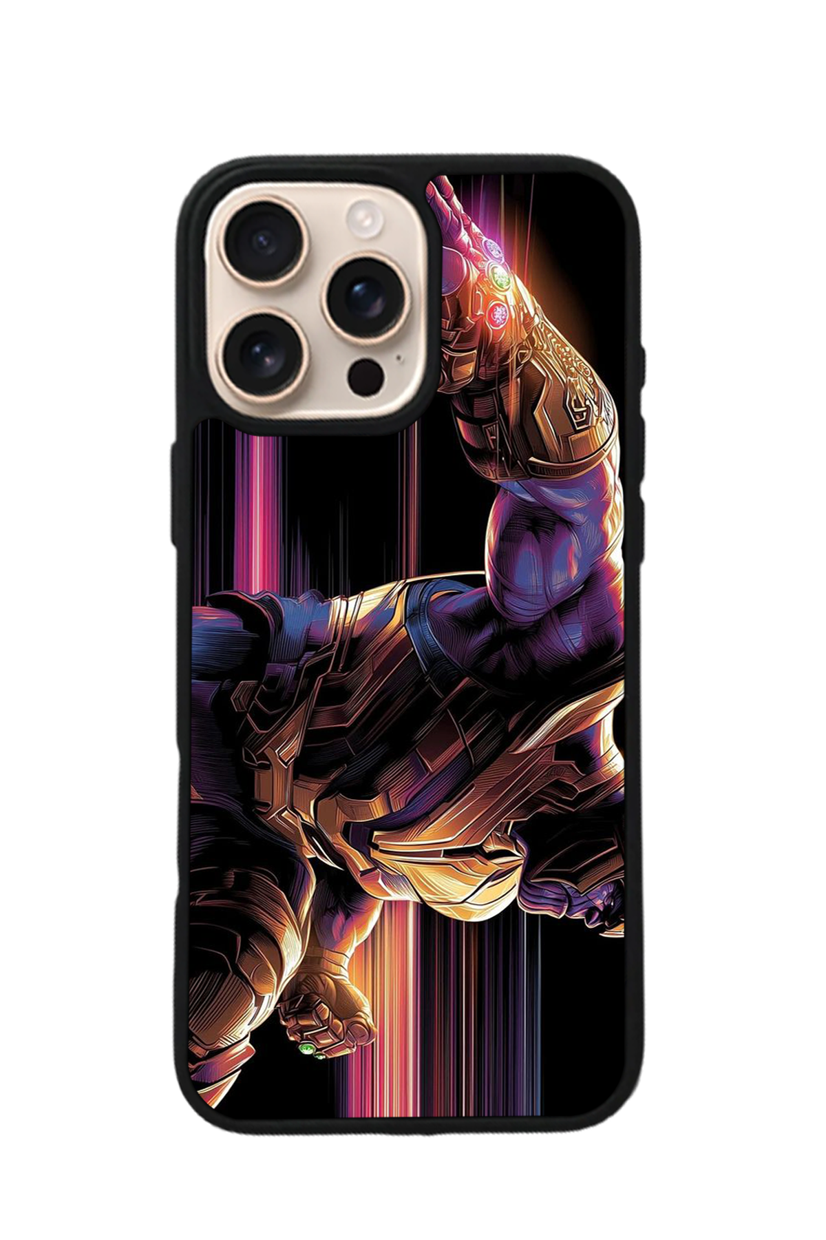 iPhone 15 Pro Uyumlu Thanos Tasarımlı Glossy Premium Kılıf