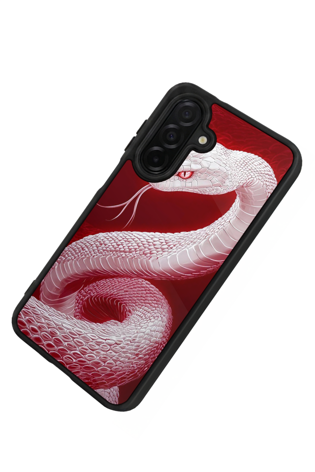 Samsung Galaxy A56 Uyumlu Yılan Tasarımlı Glossy Premium Kılıf